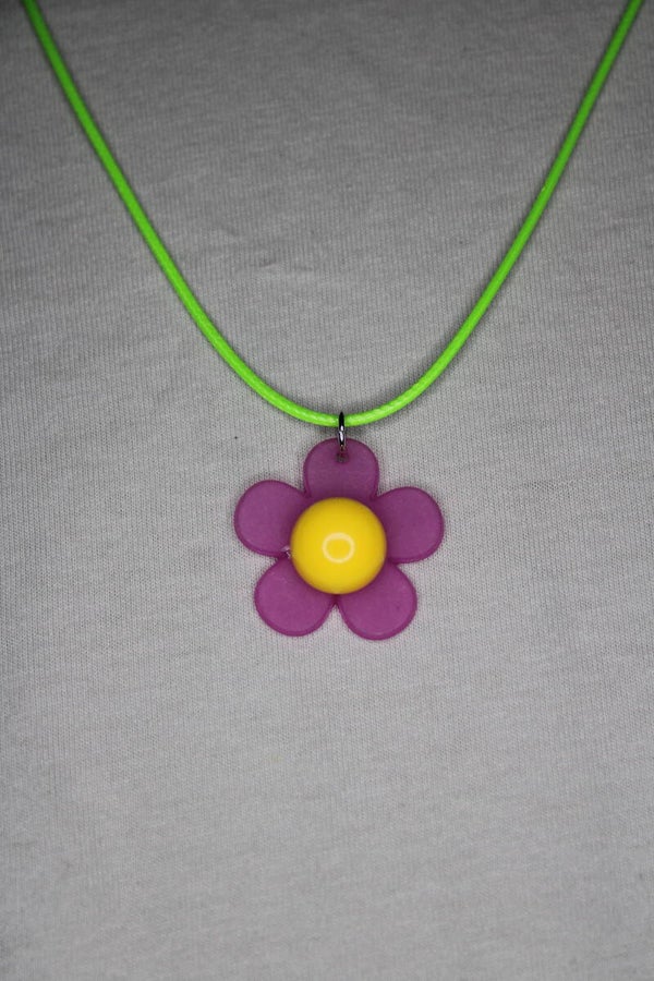 Retro Bloem - Ketting
