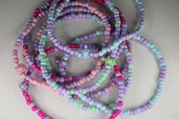 Pastelkleurig Met Schildpad - Enkelbandje