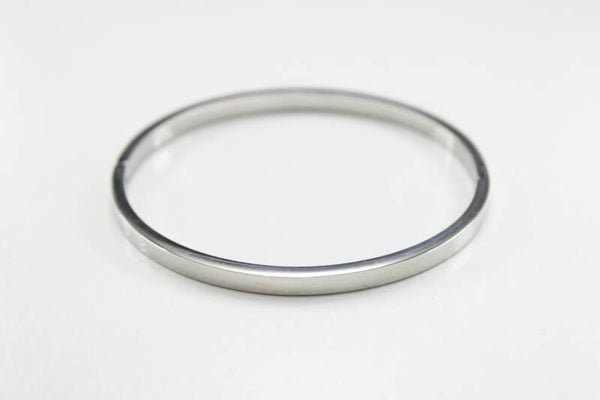Slavenarmband Classic Plat 4 mm Divers - Armband Stainless Steel Sale