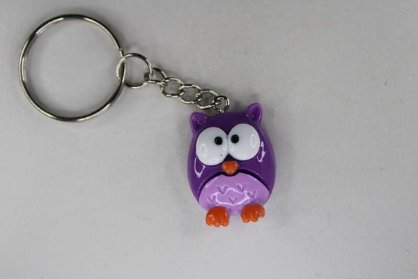 Cartoon Uil Divers - Oorbellen en Sleutelhanger