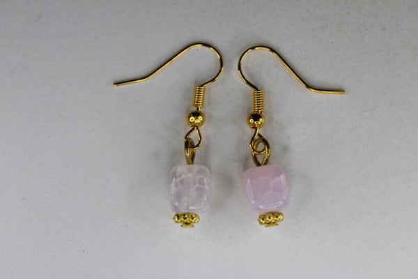 Natuurstenene Kubus Divers - Oorbellen