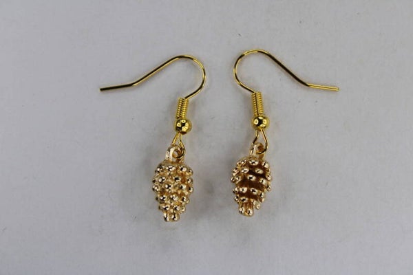 Kleine Gouden Dennenappels - Oorbellen