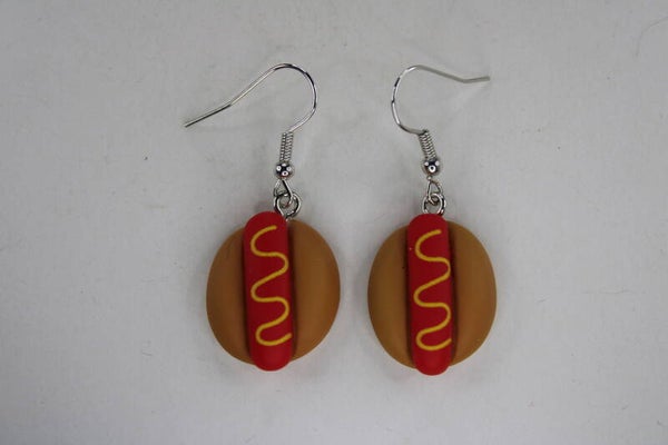 Hotdog Broodjes - Oorbellen