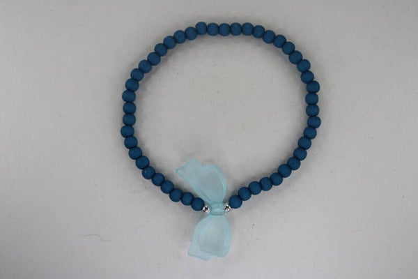 Pastel Met Strik - Armband Kralen