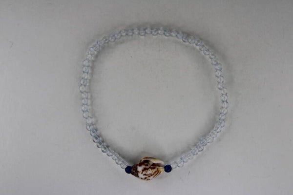 Blauwe Kralen Met Schelpje Divers - Armband