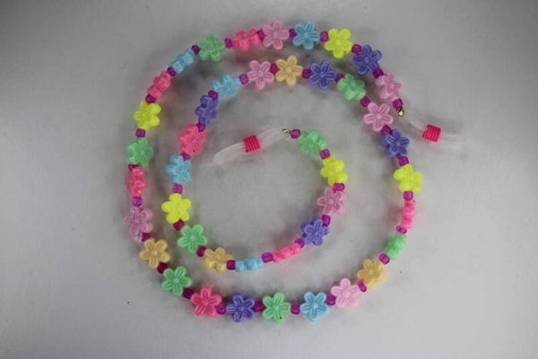 Regenboog Bloemetjes - Brillenkoord