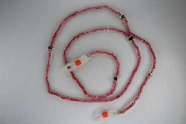 Kleine Kralen Met Sterretjes - Brillenkoord