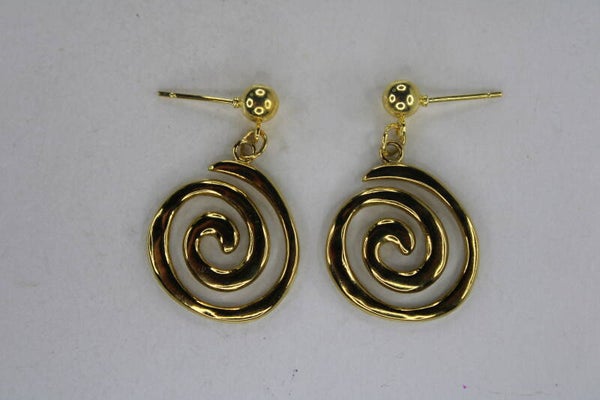 Gouden Spiraal - Oorbellen