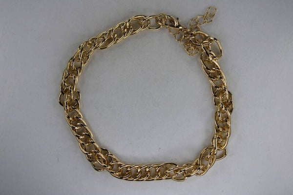 Grote Gouden "Chain" - Enkelbandje