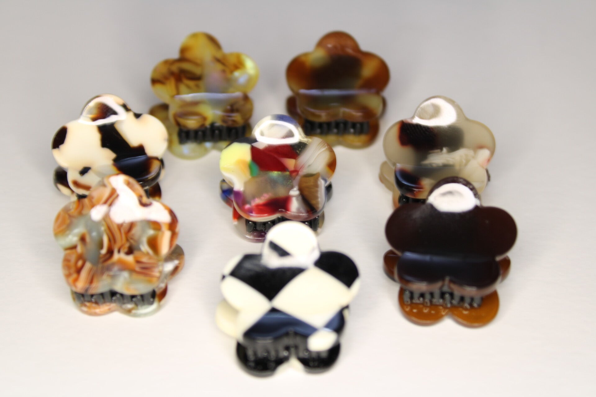 Kleine Bloemen Clip Met Patronen Divers - Haarclip