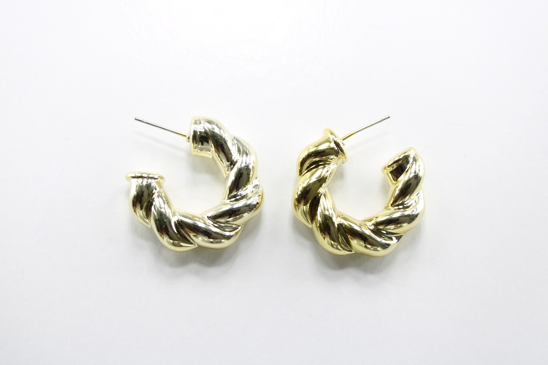 Groffe Twist Hoops - Oorbellen