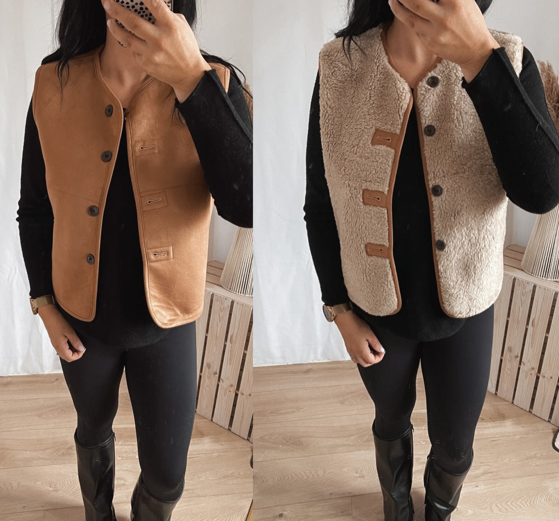 Reversible vest (div.kleuren)