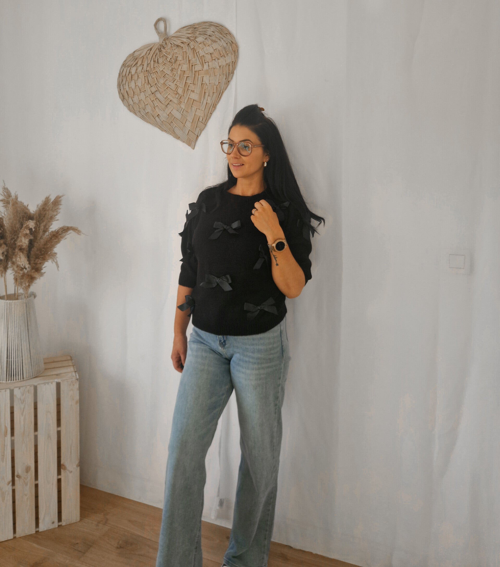 Strikken pull met korte mouwen (div.kleuren)