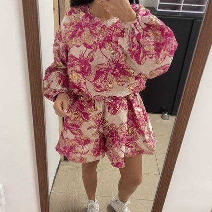 Jumpsuit in bloemenmotief