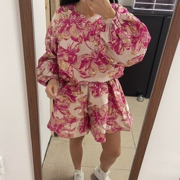 Jumpsuit in bloemenmotief