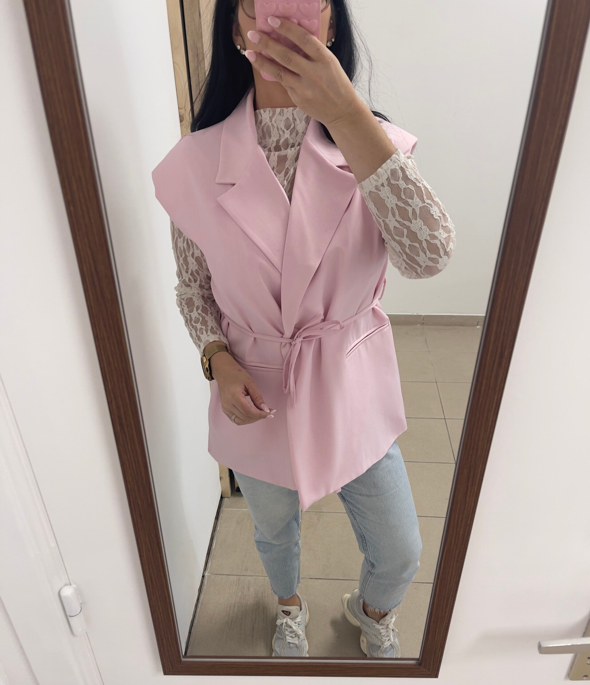 Sleeveless blazer (div.kleuren)