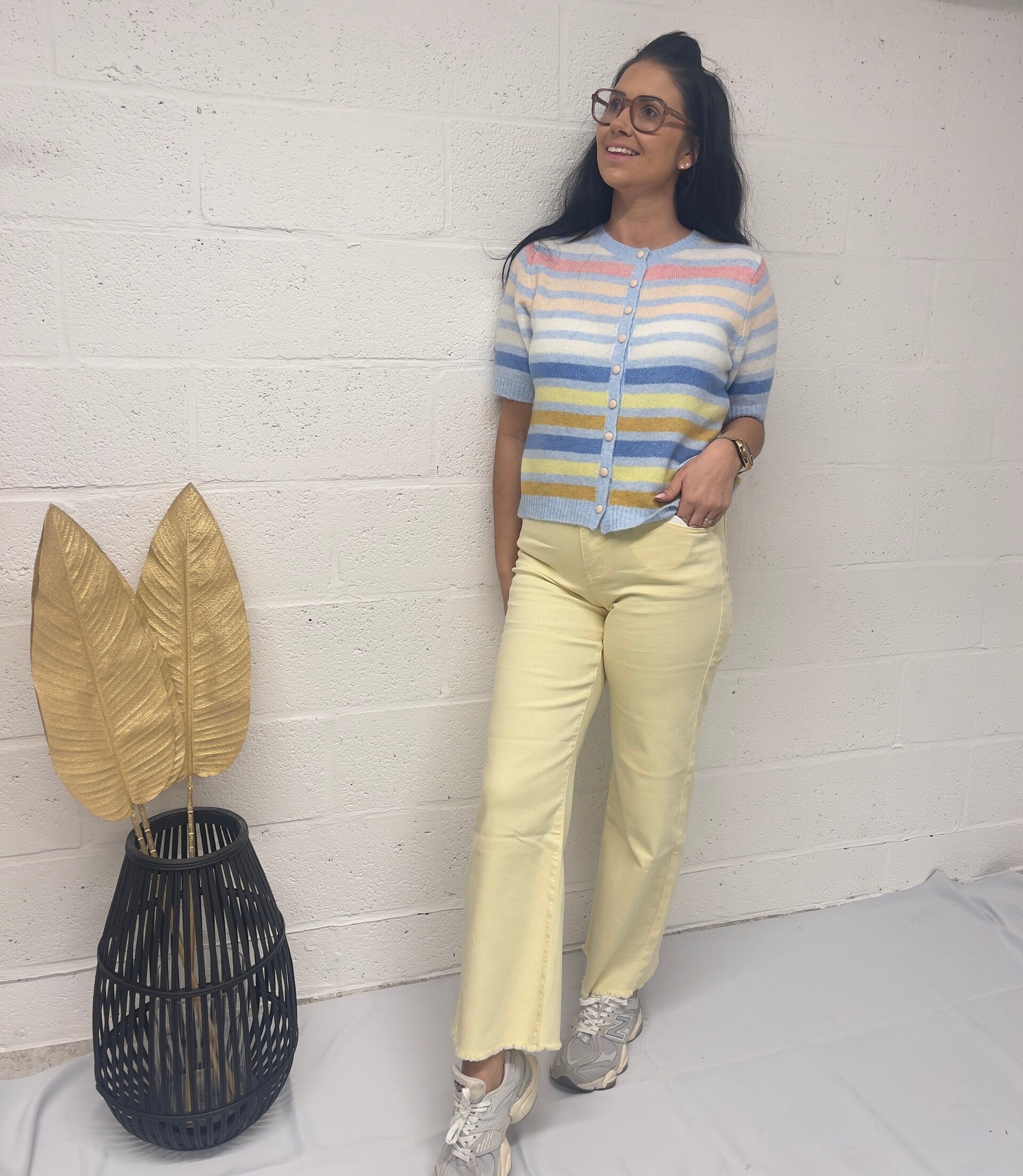 Sleeveless cardigan LOVE MODE (div. Kleuren)