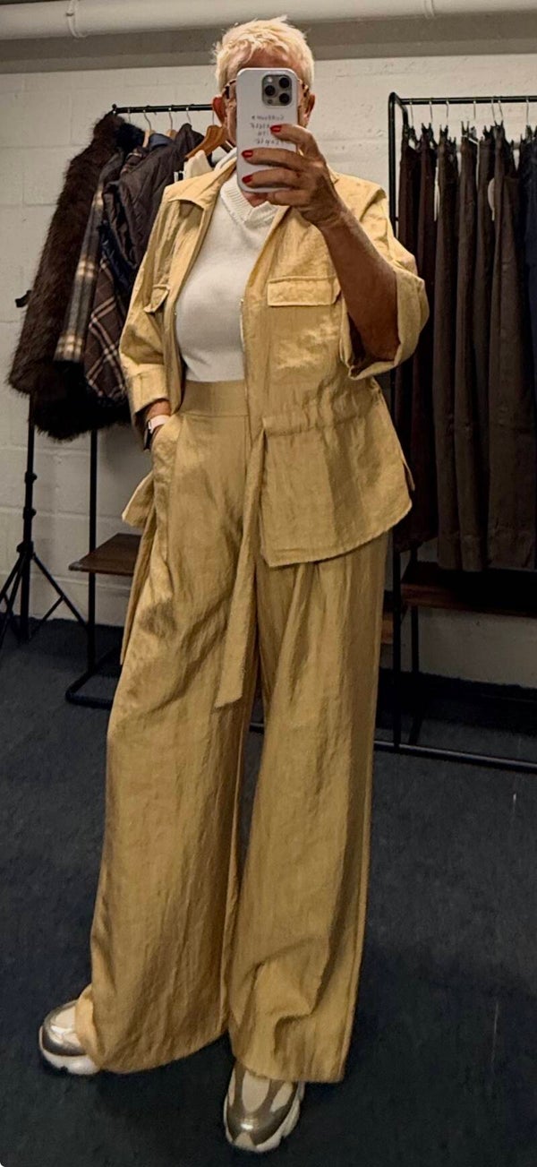 Golden Muse  - goudkleurige 2-delige set