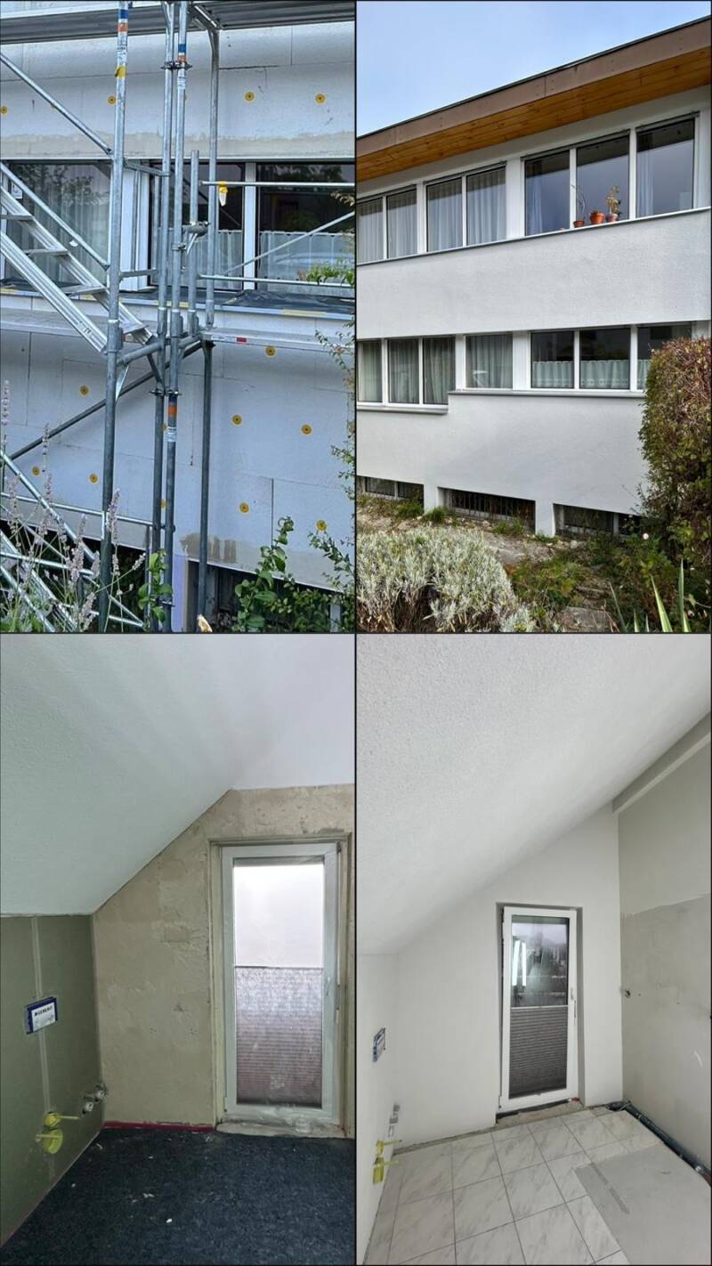 Fassadenrenovation mit 120mm High Compact Isolation / Bad Umbau-Neugestaltung 