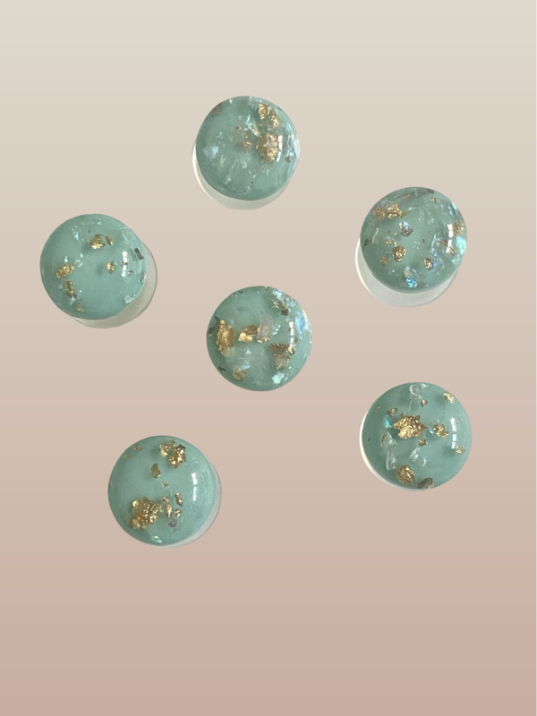 Set pins Zeeblauw