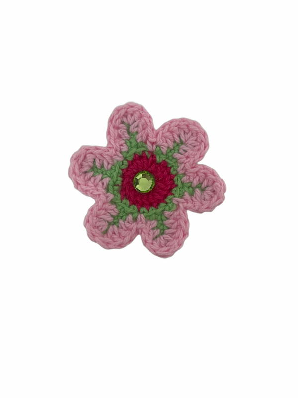 Pin roze bloem