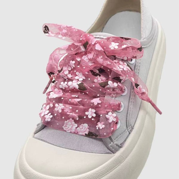 Veters -  Bloemen roze