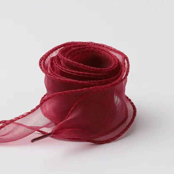 Veters -  Organza bordeaux
