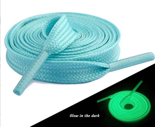 Veters - Glow in the dark - lichtblauw