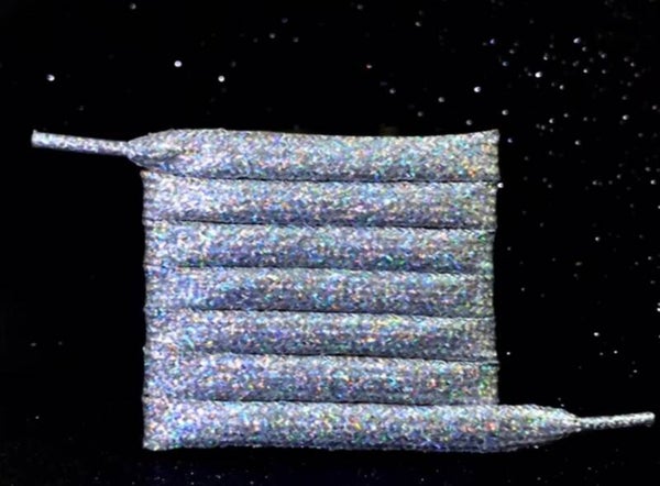 Veters - Glitter - Zilver