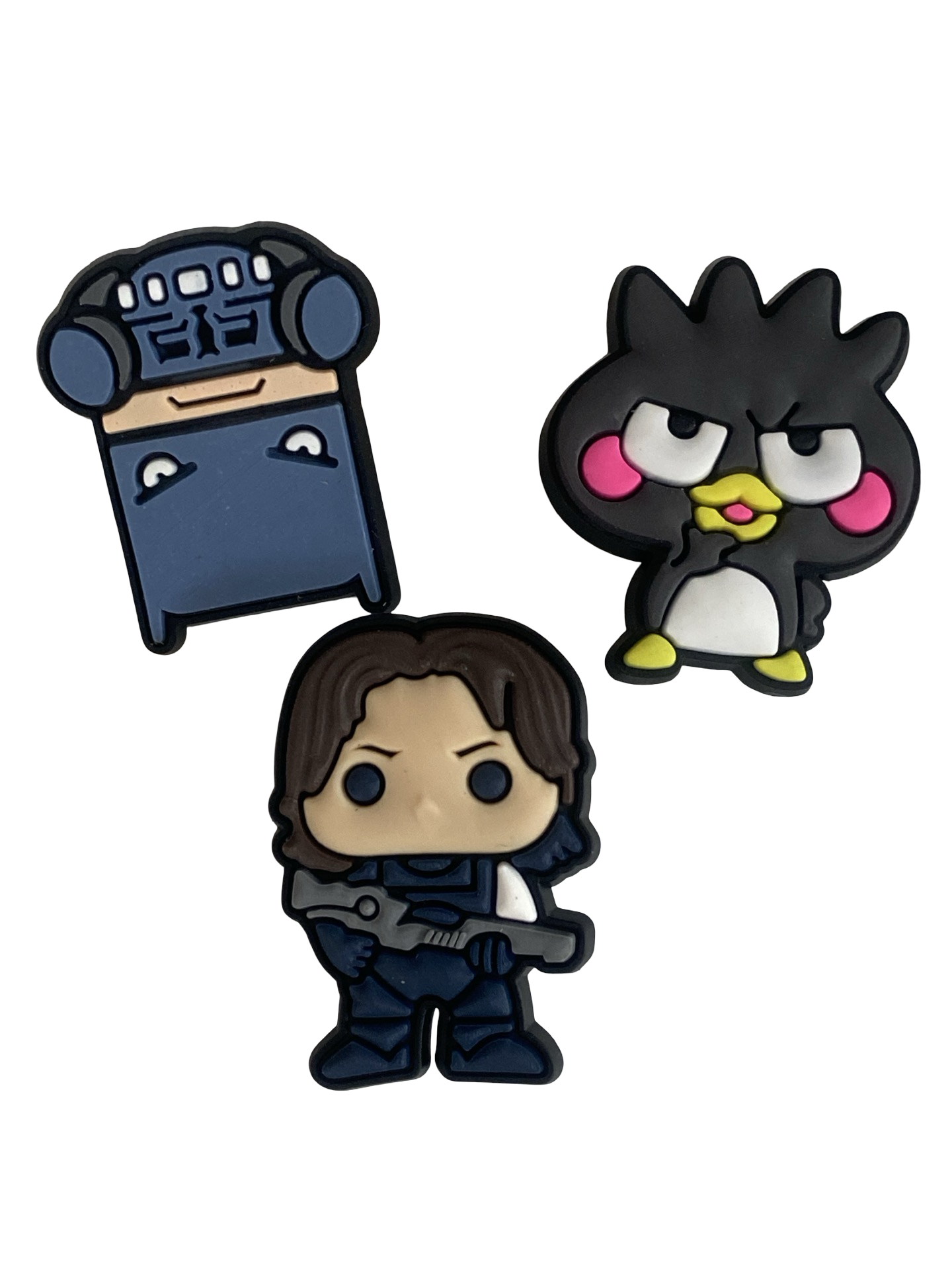 Set pins Winter Soldier, Badtz-Mau en Batman