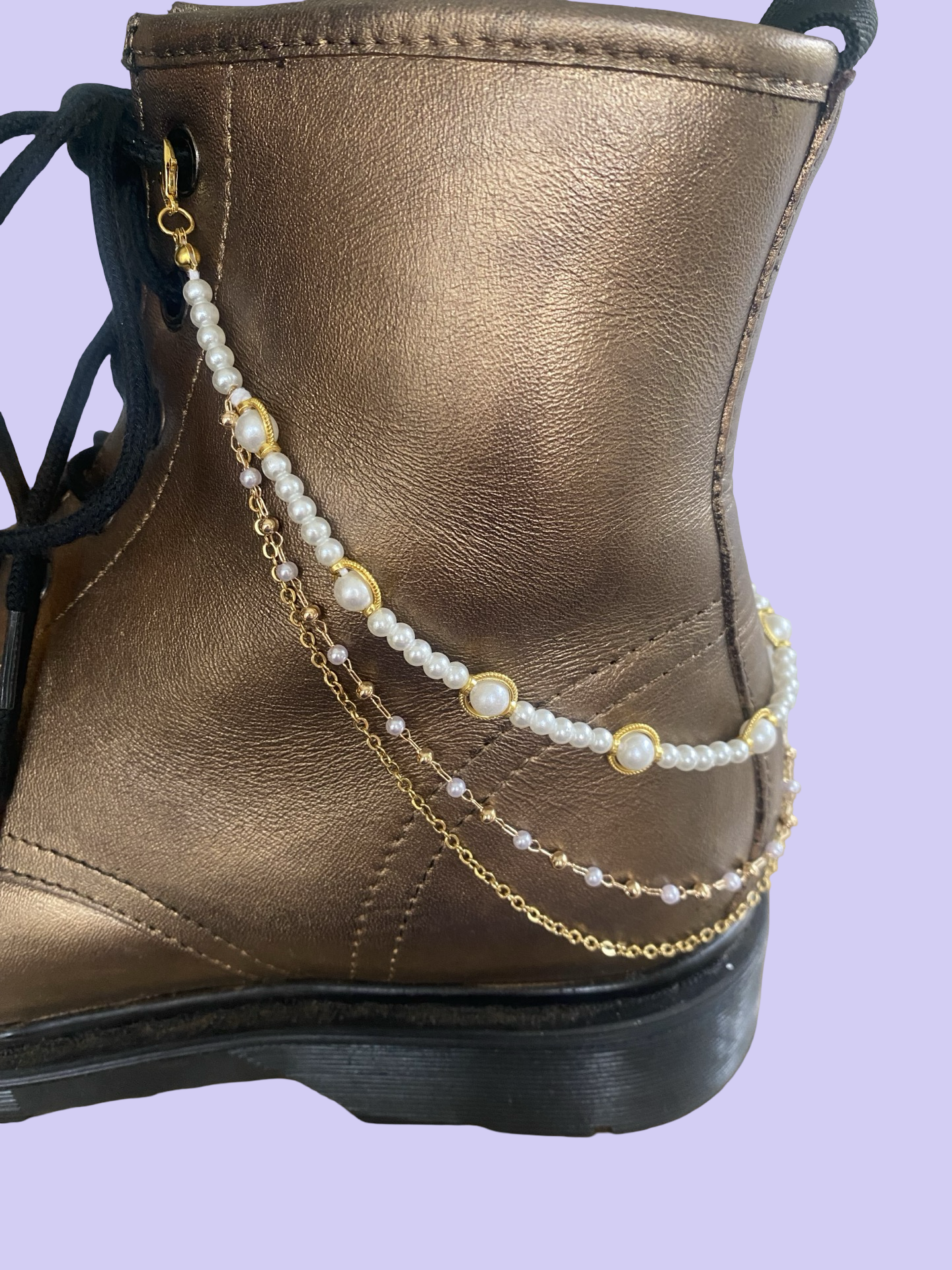 Schoenketting Pareltjes-laagjes