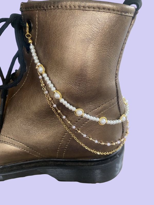 Schoenketting Pareltjes-laagjes