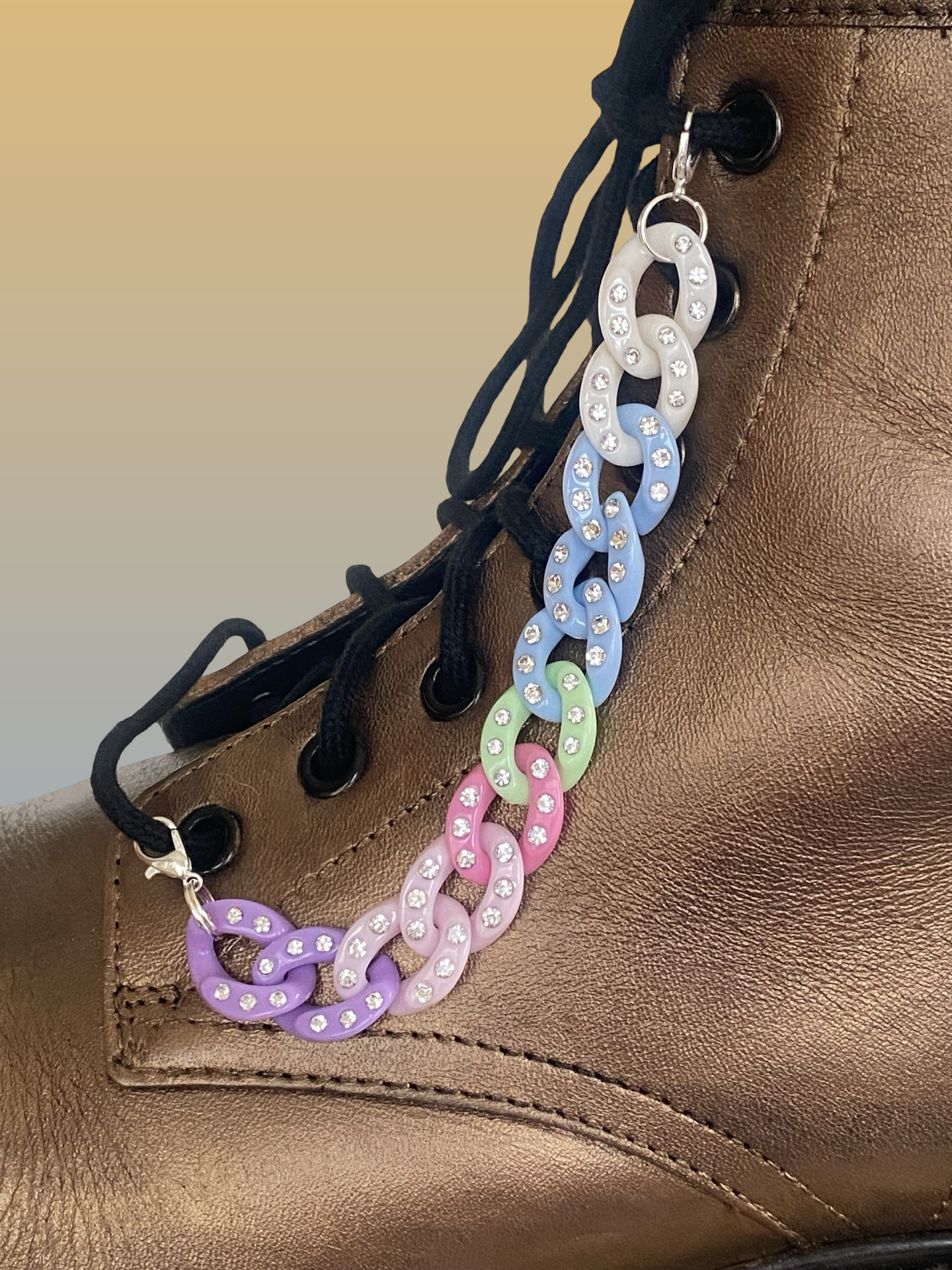 Schoenketting Pastel-schakels