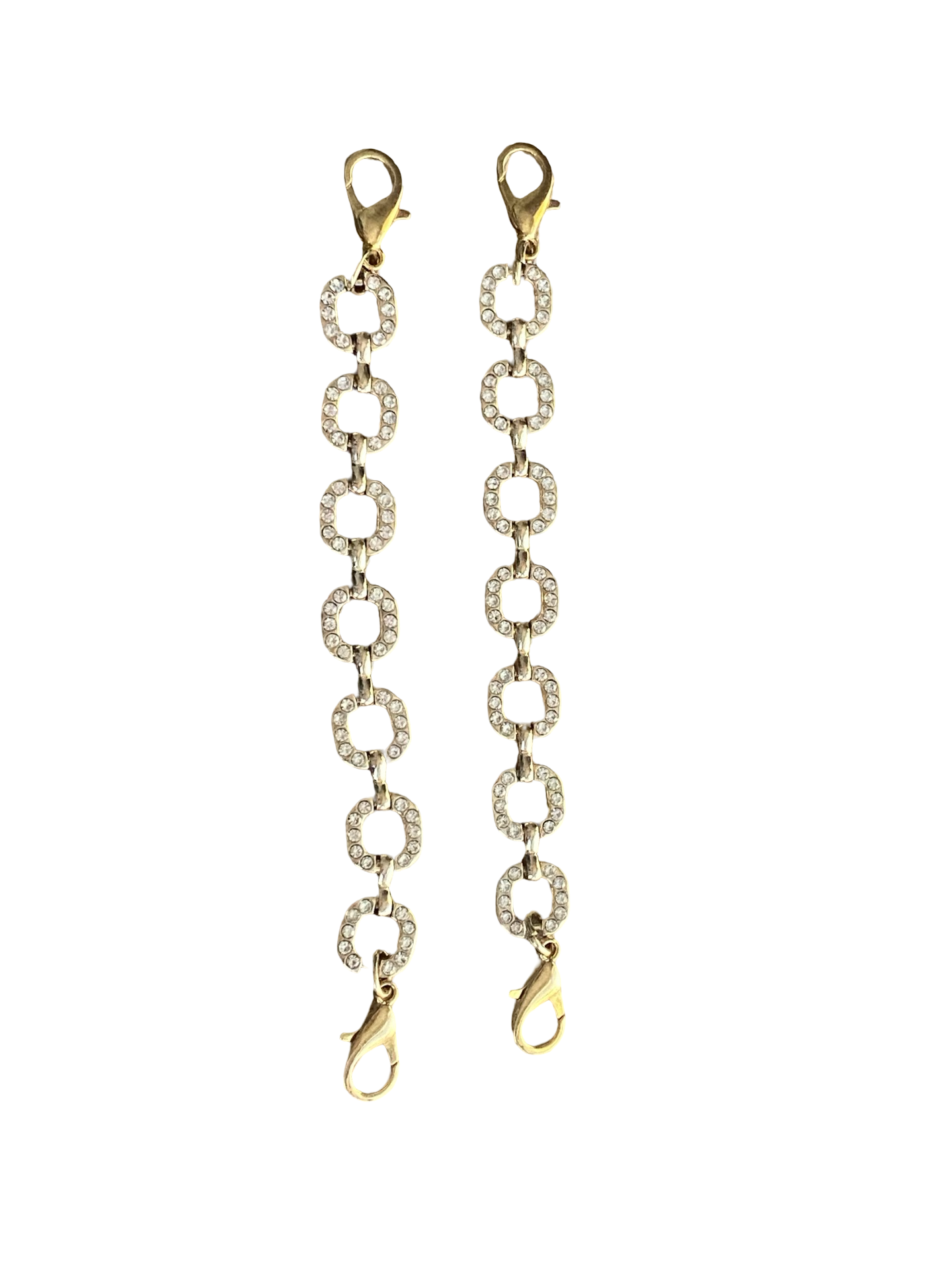 Schoenketting met strass (set)