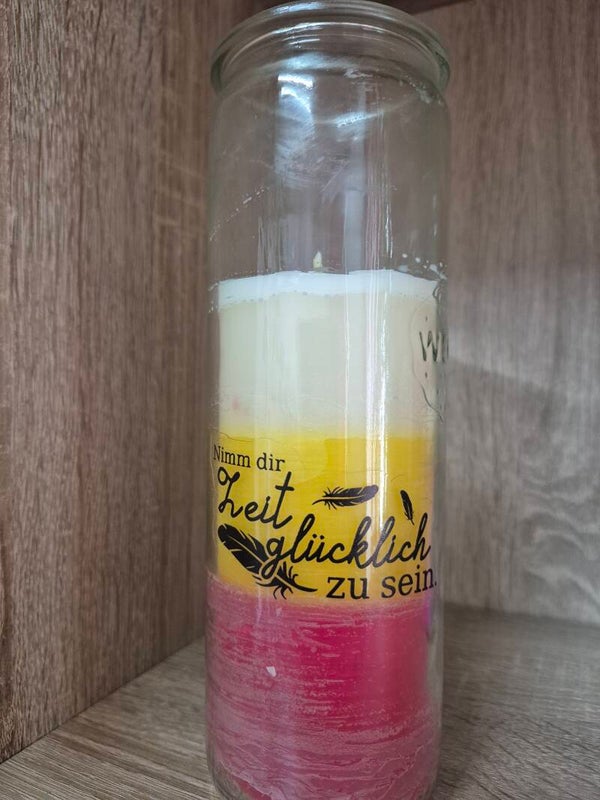 Kerze im Glas