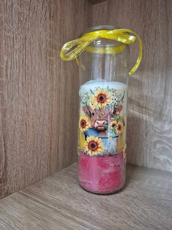 Kerze im Glas