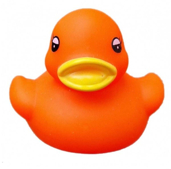 Badeend mini Oranje 5 cm