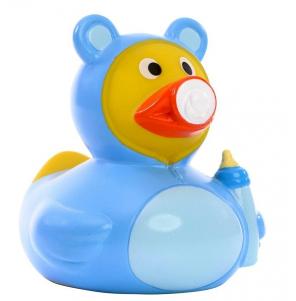 Badeend baby blauw