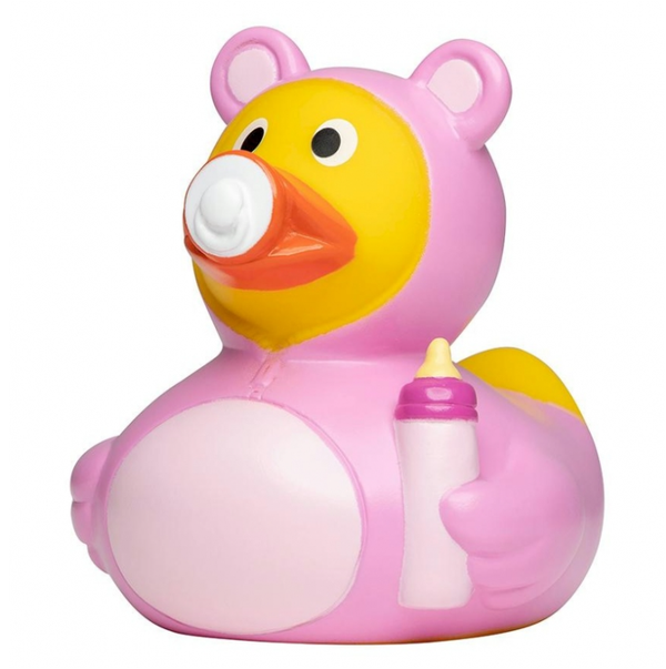 Badeend baby roze
