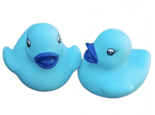 Badeend mini baby blauw