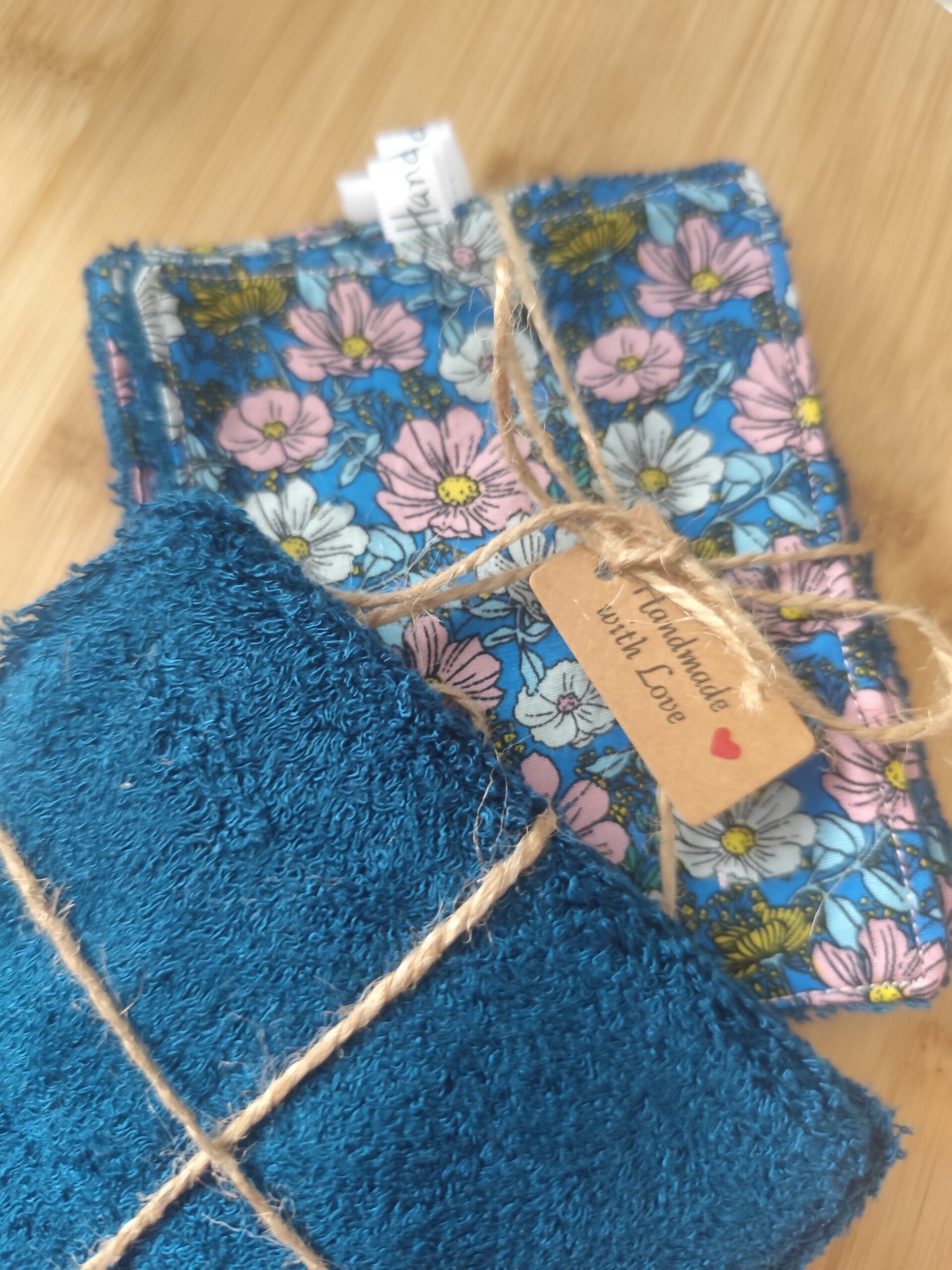 Lingettes  lavables  pavots