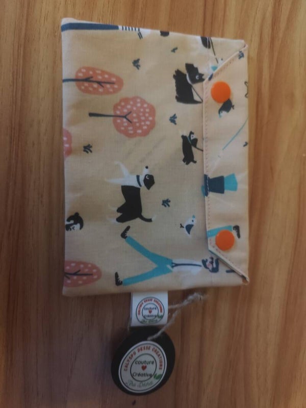 Pochette à savon promade du chien