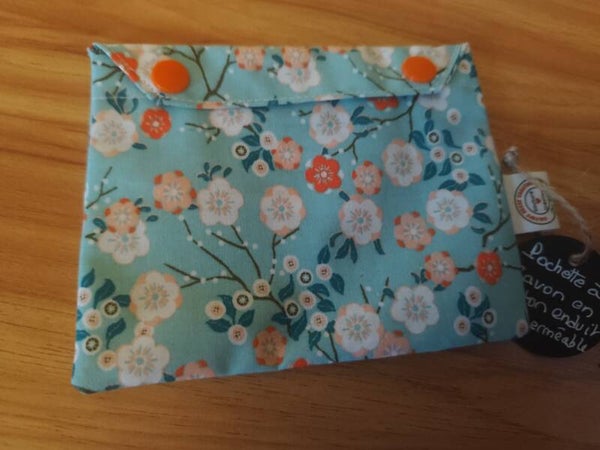Pochette à savon printemps