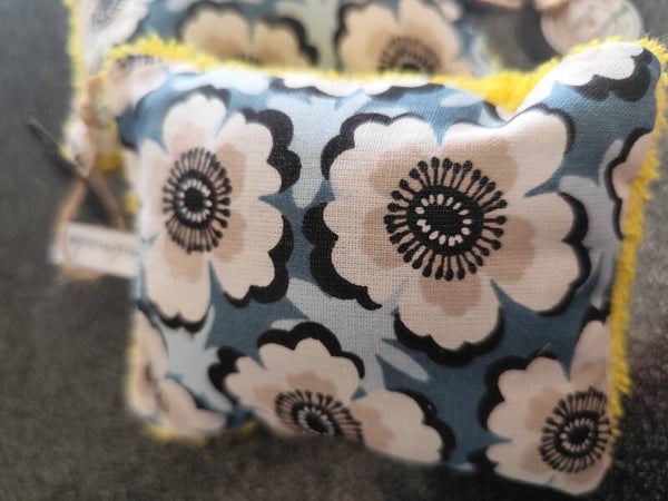 Eponge Lavable fleurs rétro