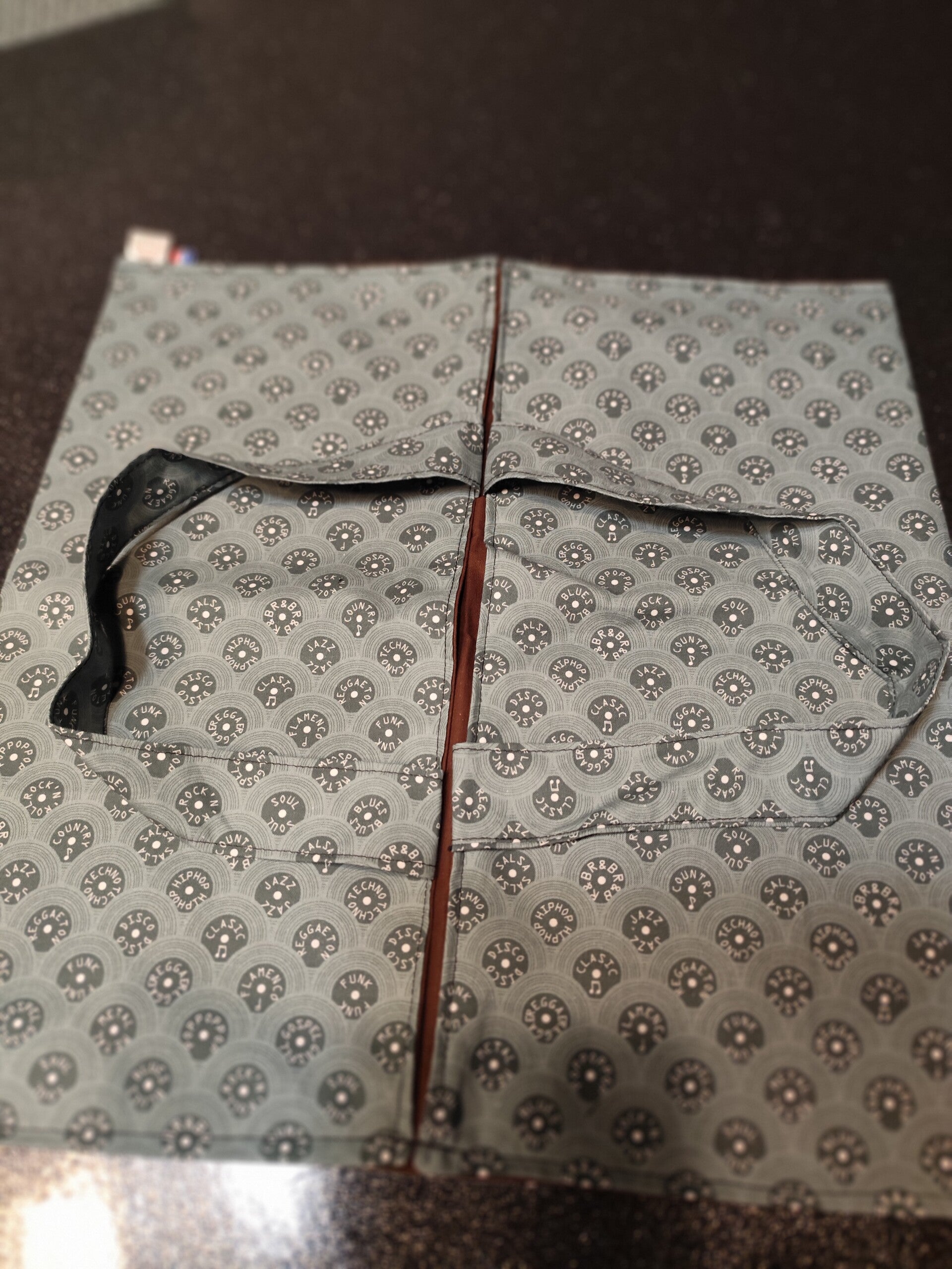 Sac à tarte " Les disques "