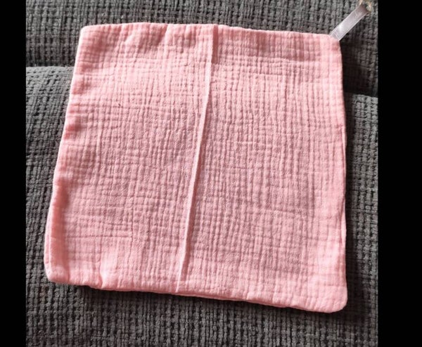 Débarbouillette rose