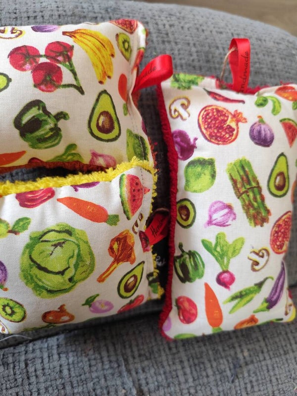 Eponge Lavable "fruits et légumes"