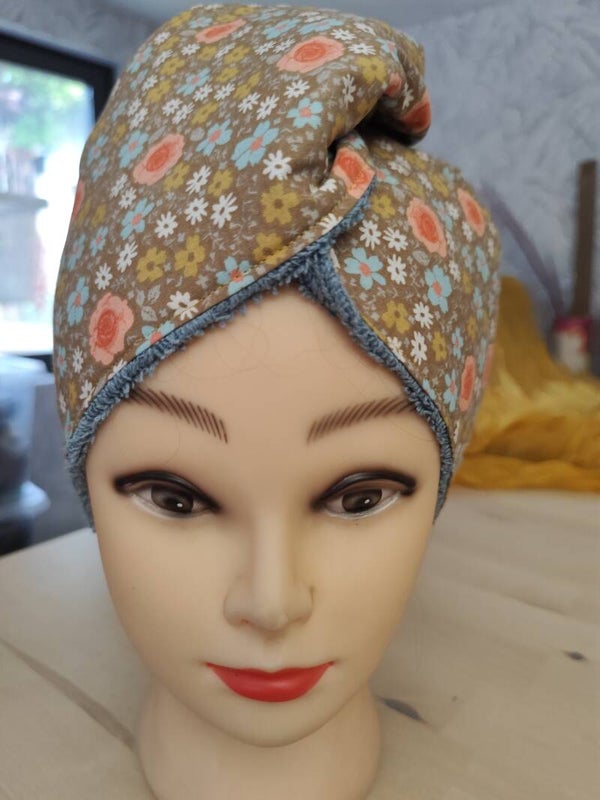 Turban Sèche-cheveux  " Rosa"