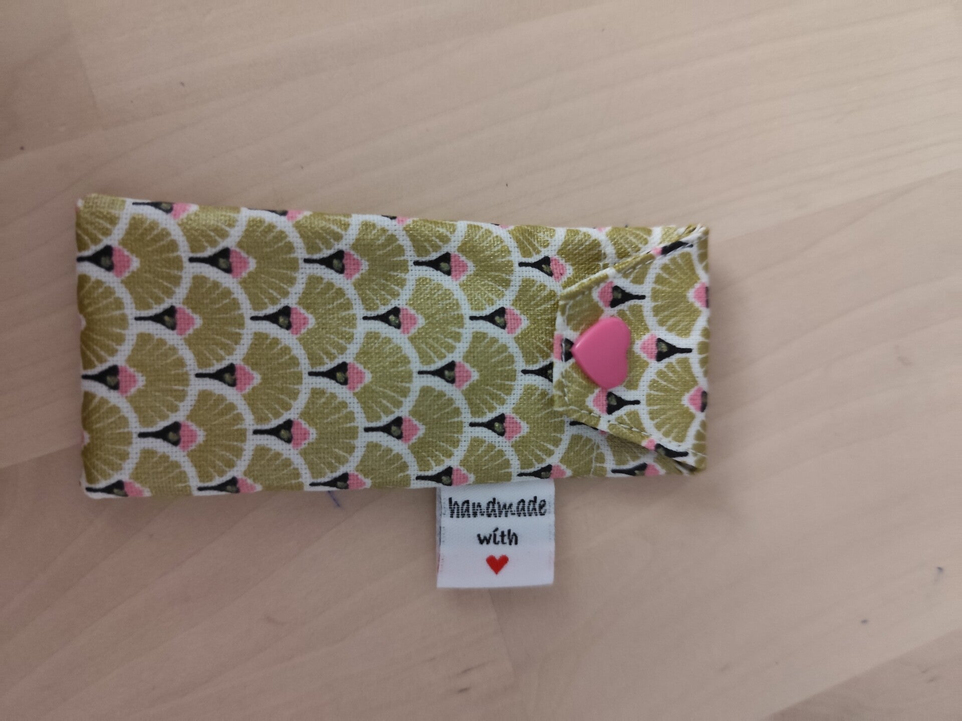 Etui à tête de brosse à dents électrique  "éventail or"