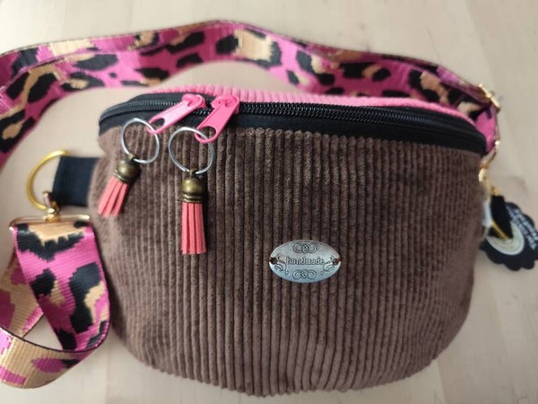 Sac banane velours Lina